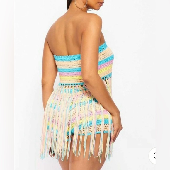 Colorful Crochet Knit Set - Picture 3 of 3